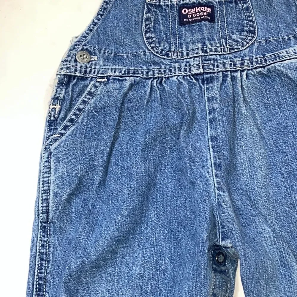 10/$50 VINTAGE OSHKOSH B GOSH OVERALL 💯 COTTON SIZE KIDS 12 MONS
